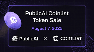 PublicAI Token Sale is coming to CoinList cover picture