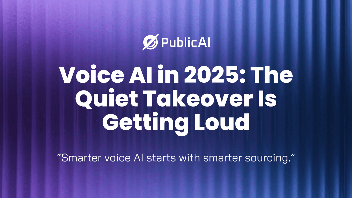 Smarter voice AI starts with smarter sourcing