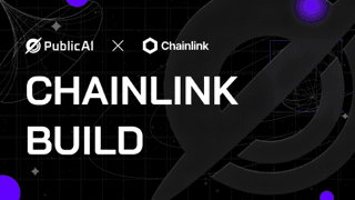 AI Data Training Platform PublicAI Joins Chainlink Build cover picture